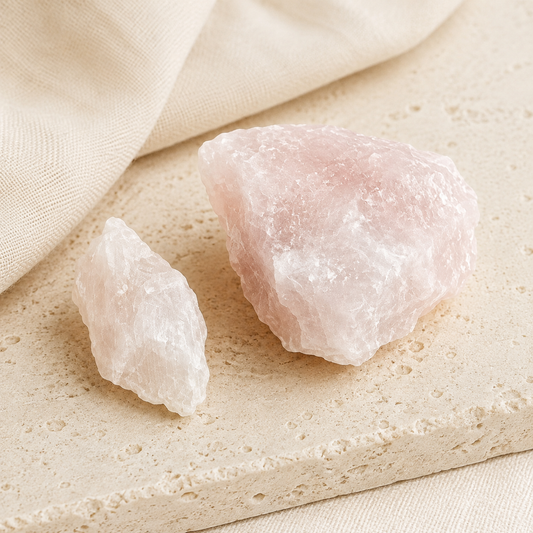 Natural Rose Quartz Stone - 100 gm