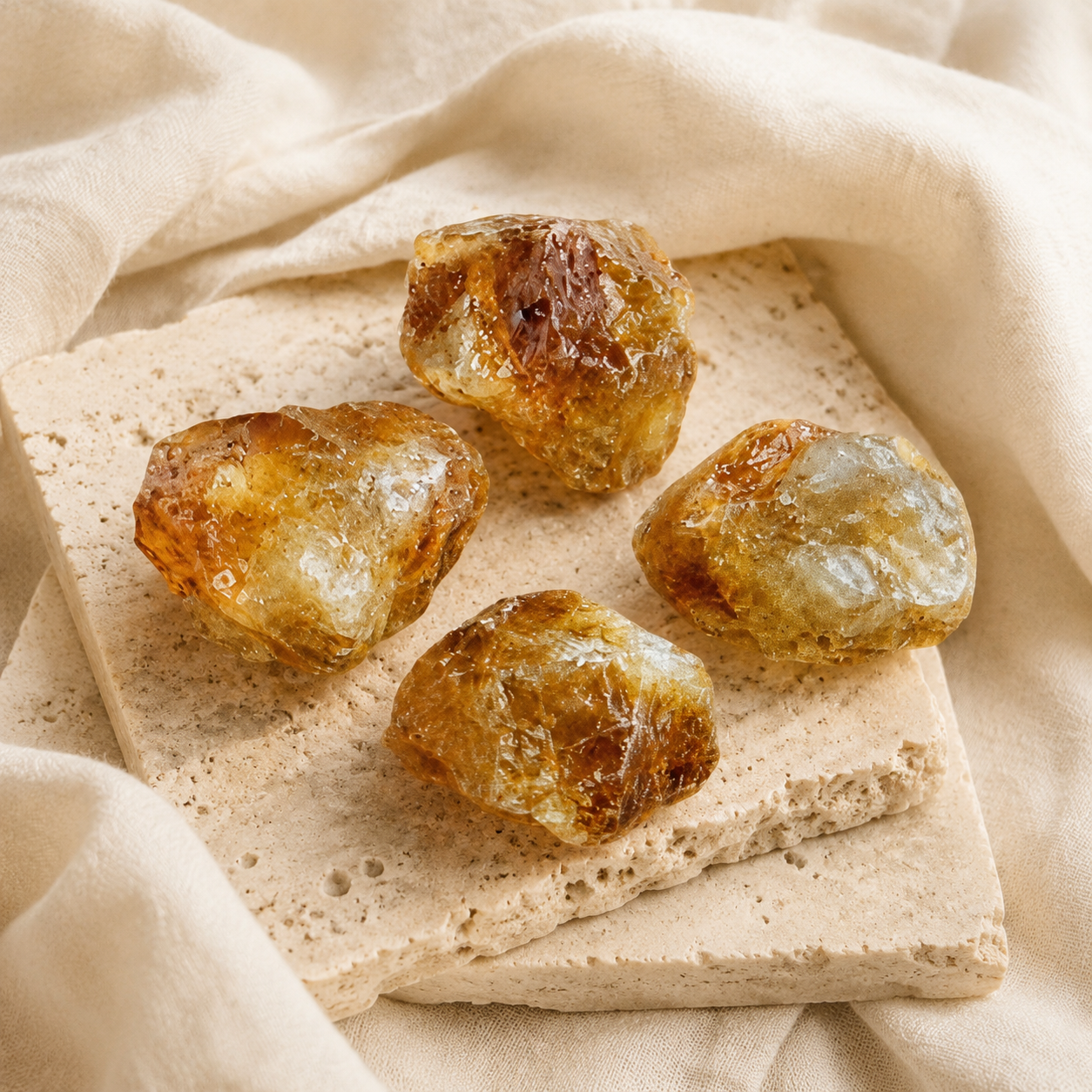 Natural Citrine Premium Quality - 100 gm