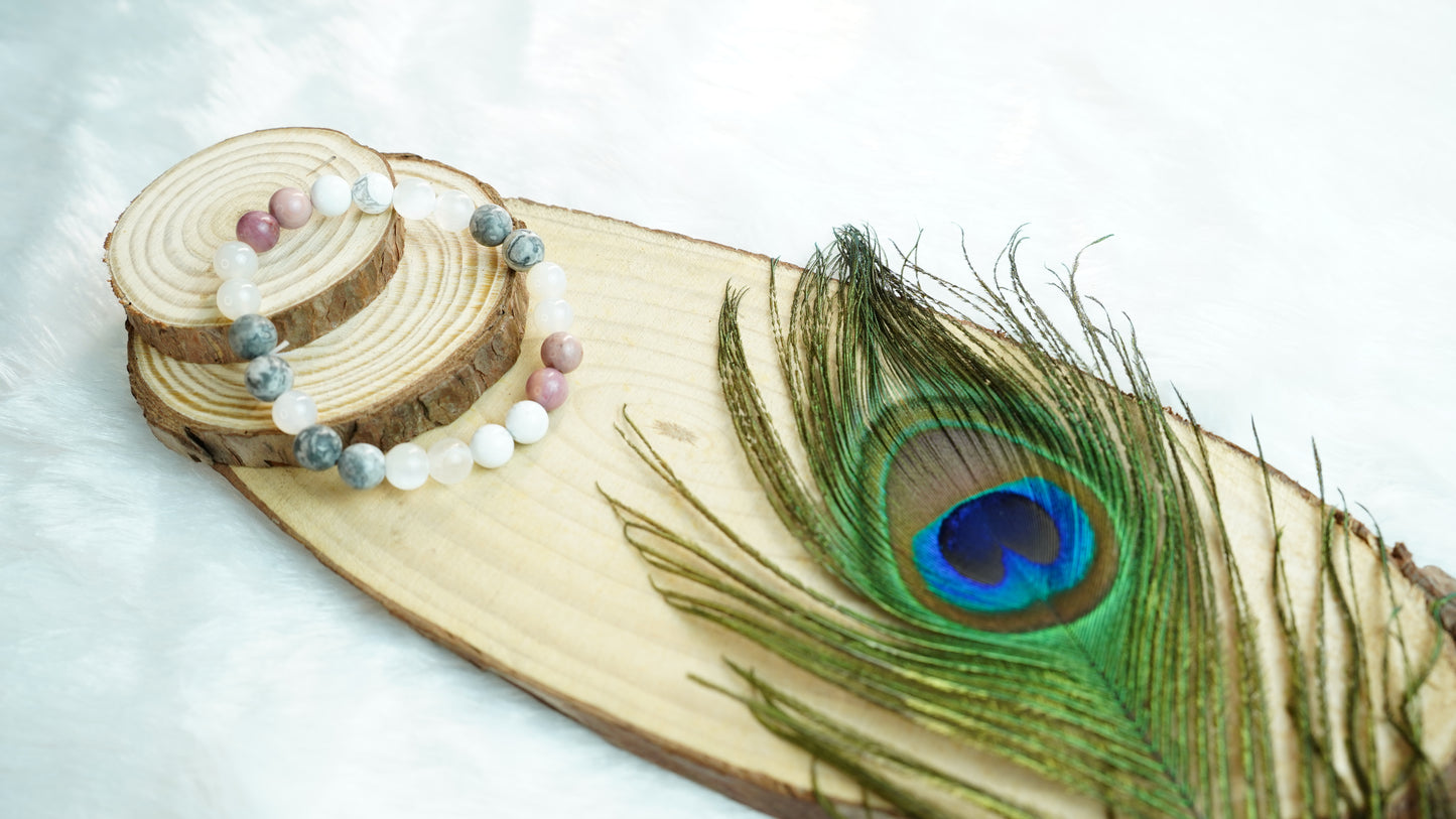 Numerology No. 2 – Emotions, Peace & Relationships Bracelet