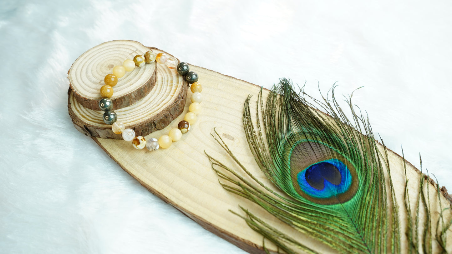 Numerology No. 3 – Wisdom, Growth & Prosperity Bracelet