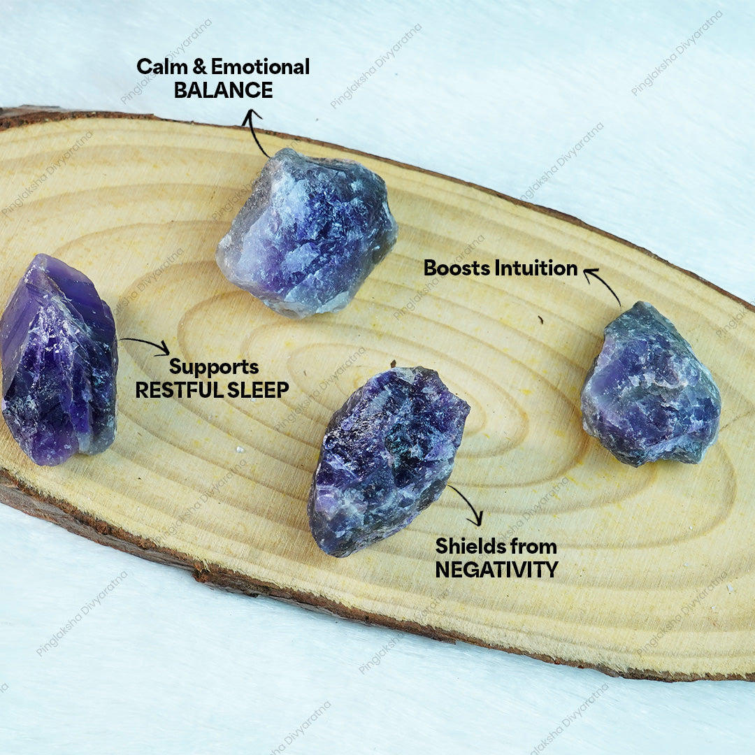 Natural Amethyst Natural Crystal - 100 gm