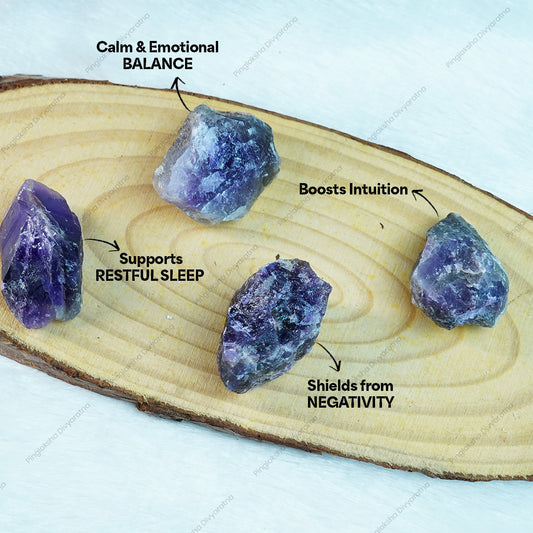 Natural Amethyst Natural Crystal - 100 gm
