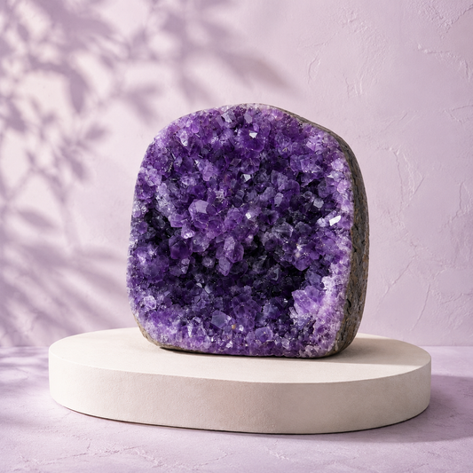 Premium Brazilian Amethyst Geode - 1255 gm