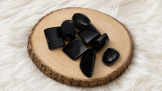 Black Tourmaline Tumble - 100gm