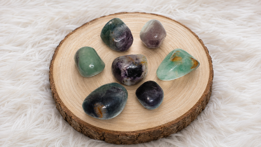 Multi Fluorite Tumble - 100gm