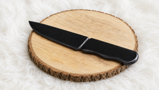 Black Tourmaline Knife