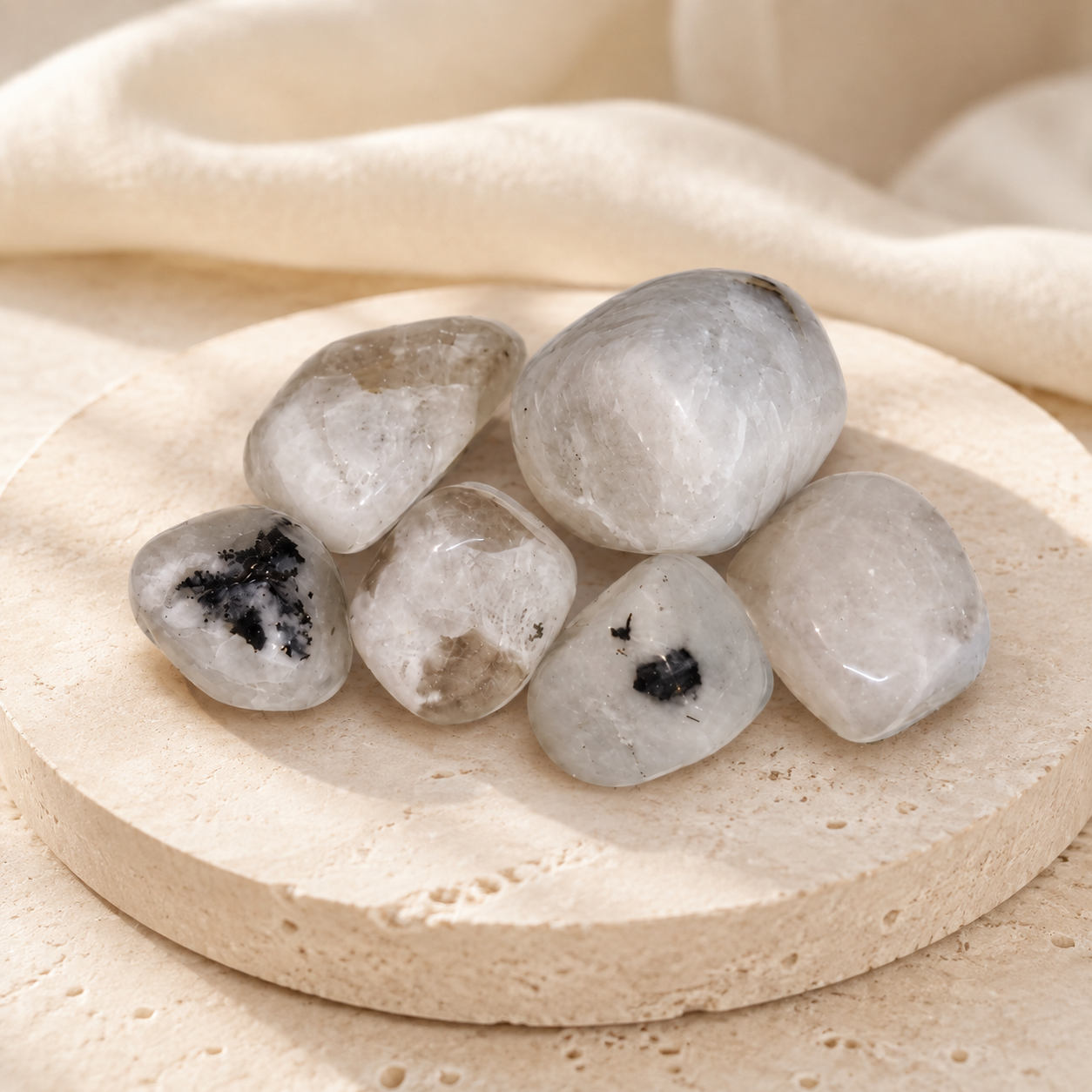 Moon Stone Tumble - 100gm