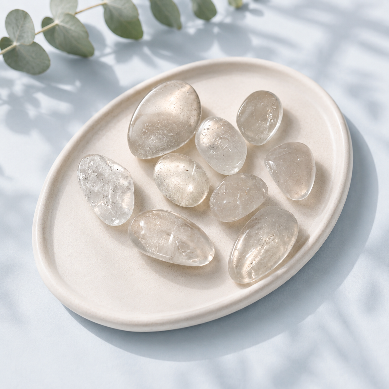 Clear Quartz Tumble - 100 gm