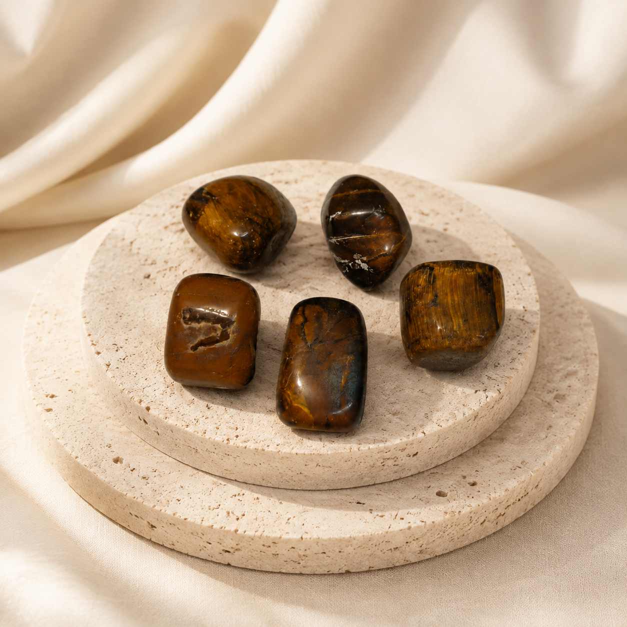 Tiger Eye Tumble - 100gm