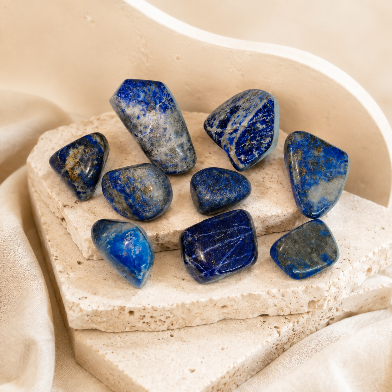 Lapis Lazuli Tumble - 100 gm