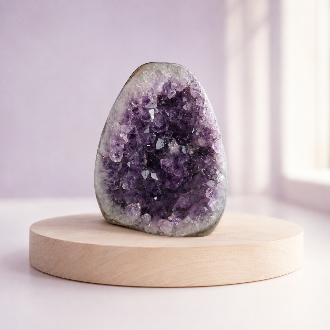 Premium Brazilian Amethyst Geode - 775 gm