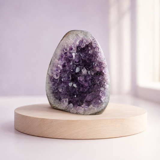 Premium Brazilian Amethyst Geode - 775 gm