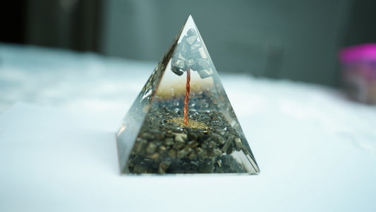 Pyrite pyramid