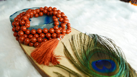 Red Jasper Japa Mala – The Mala of Strength, Stability & Grounding