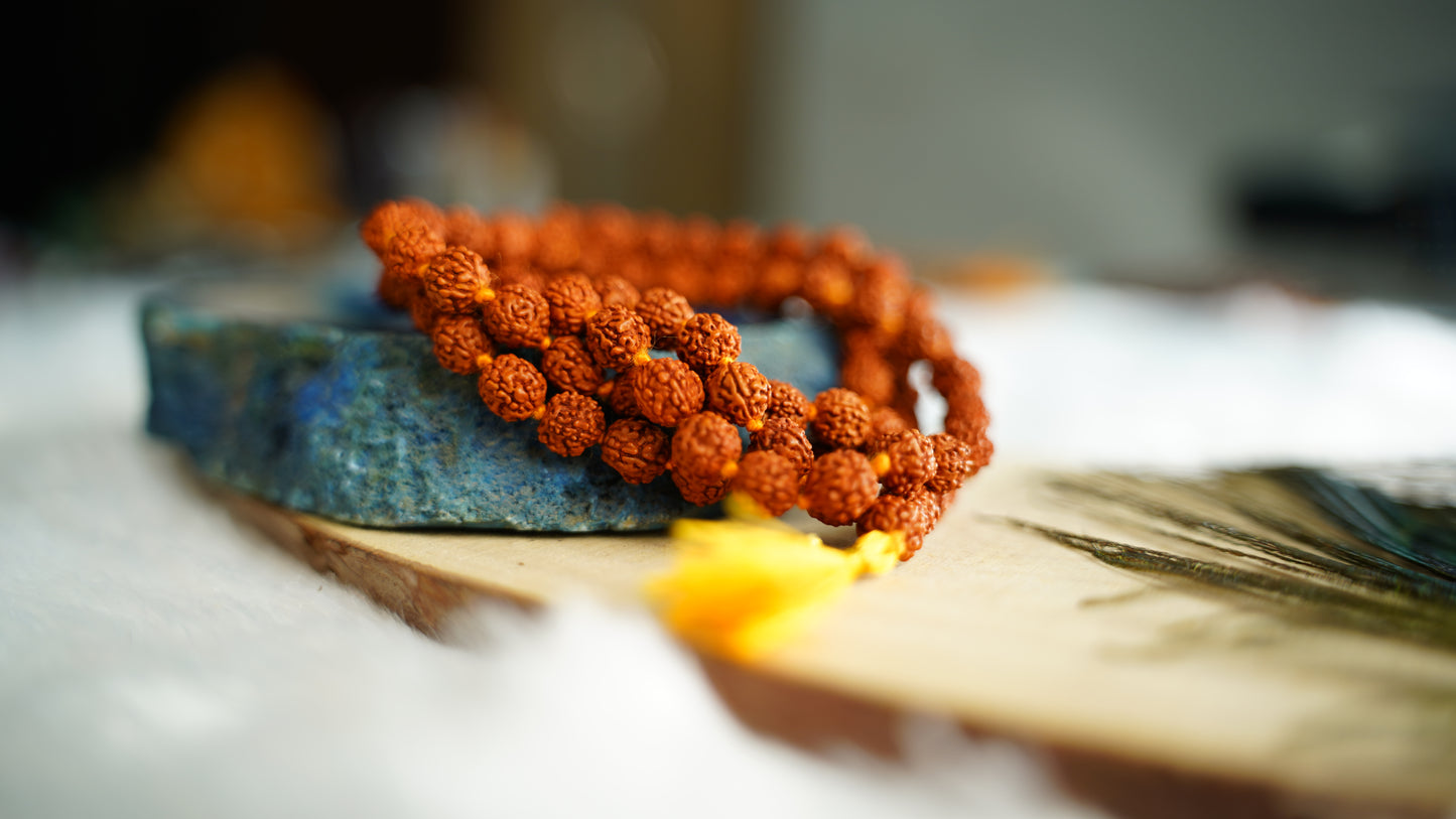 Rudraksha Mala – The Mala of Divine Protection, Peace & Spiritual Awakening