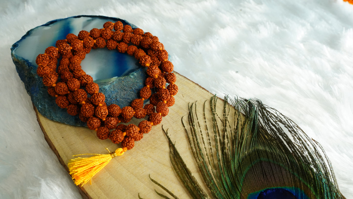 Rudraksha Mala – The Mala of Divine Protection, Peace & Spiritual Awakening