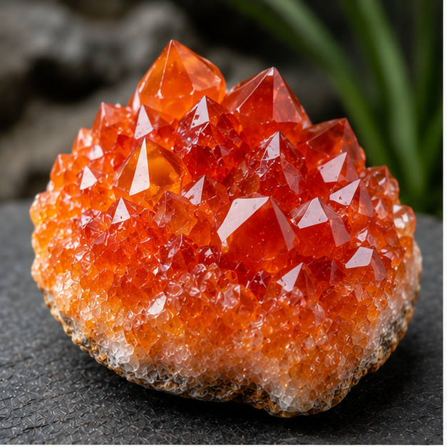 Carnelian crystal
