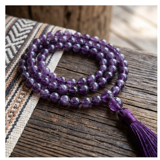 Amethyst jap mala
