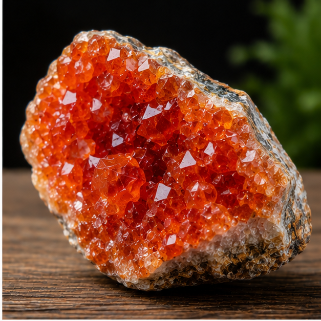 Carnelian crystal