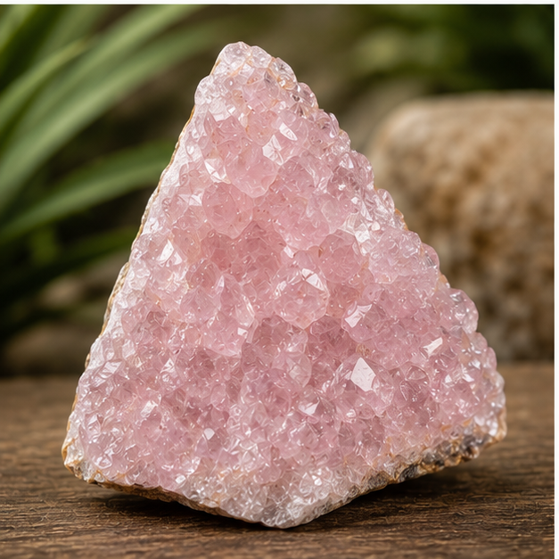 Rose Quartz  crystal