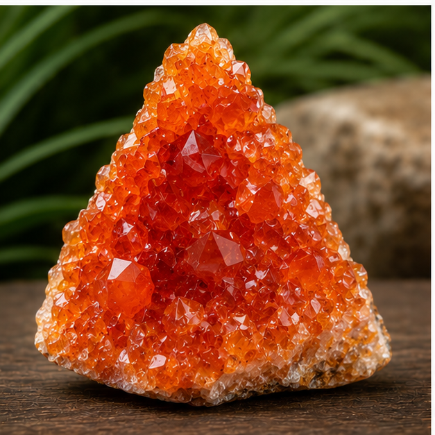 Carnelian crystal