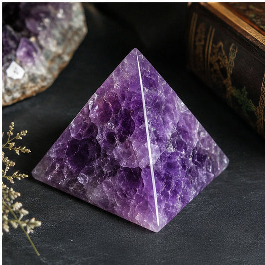 Amethyst pyramid